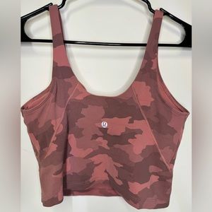 Lululemon Crop Bra - camo print - size 8